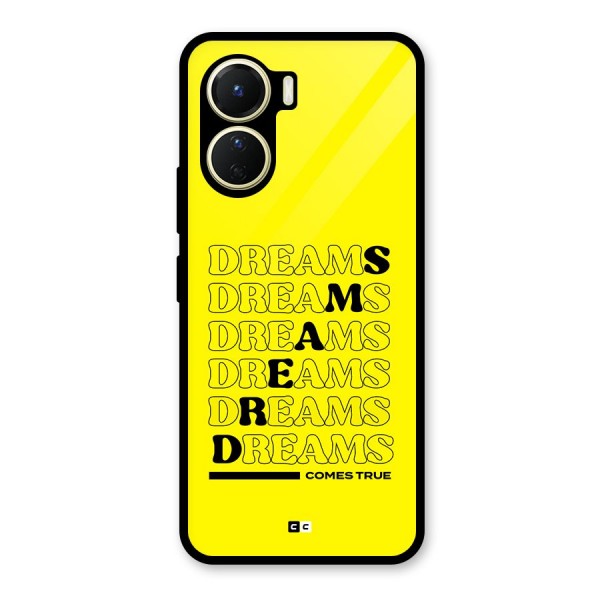 Dreams Comes True Glass Back Case for Vivo Y56