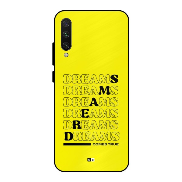 Dreams Comes True Metal Back Case for Mi A3