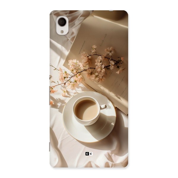 Early Morning Tea Back Case for Xperia M4 Aqua