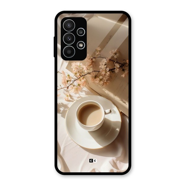 Early Morning Tea Glass Back Case for Galaxy A23