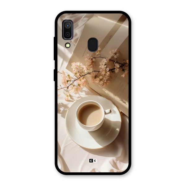 Early Morning Tea Glass Back Case for Galaxy A30