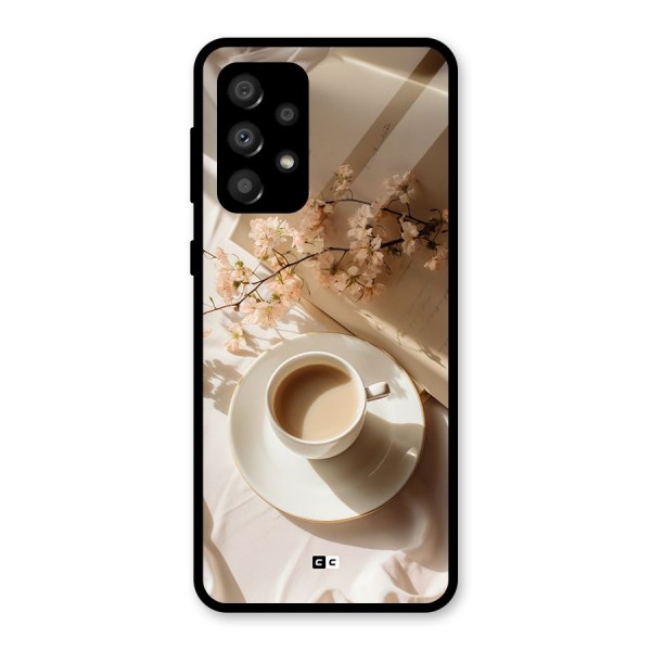 Early Morning Tea Glass Back Case for Galaxy A32