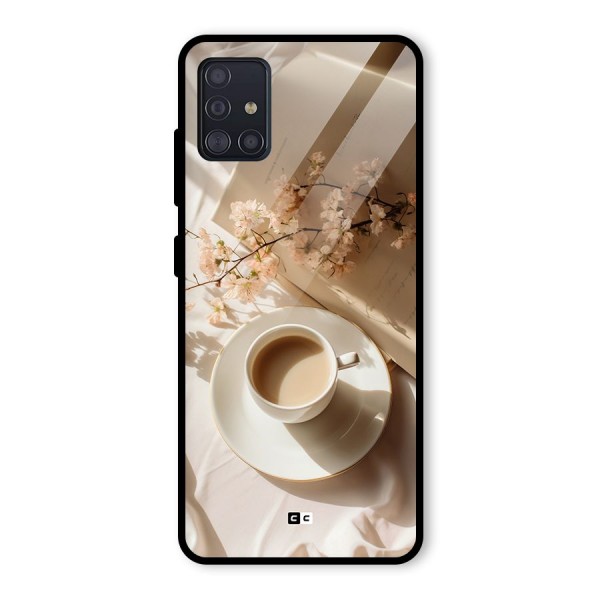 Early Morning Tea Glass Back Case for Galaxy A51