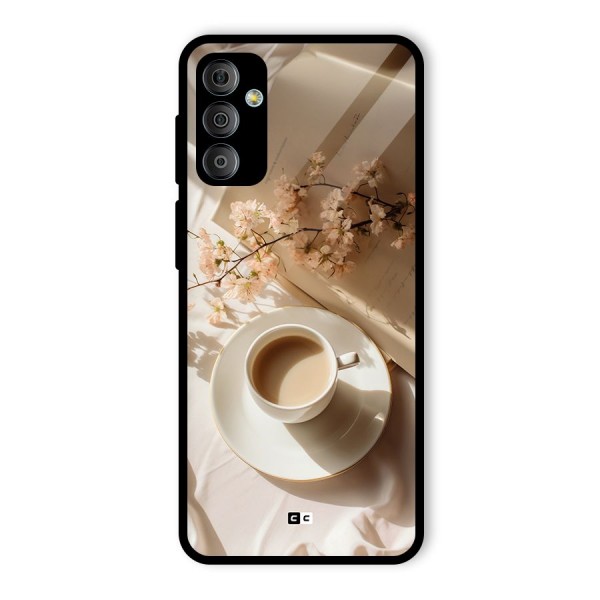 Early Morning Tea Glass Back Case for Galaxy F23