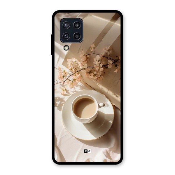 Early Morning Tea Glass Back Case for Galaxy M32