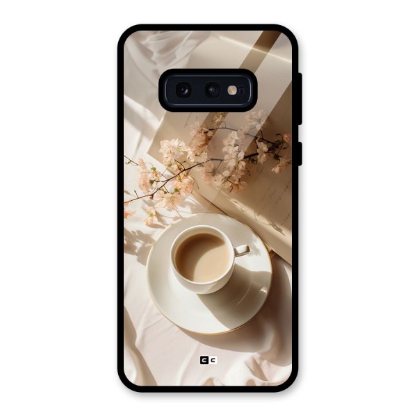 Early Morning Tea Glass Back Case for Galaxy S10e