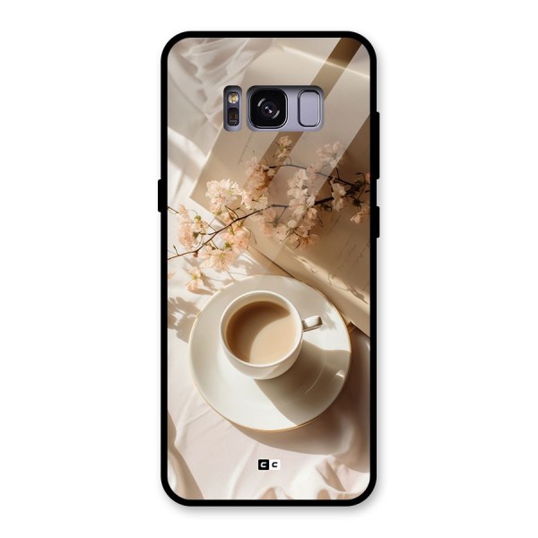 Early Morning Tea Glass Back Case for Galaxy S8