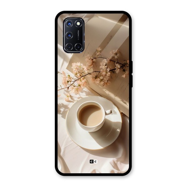 Early Morning Tea Glass Back Case for Oppo A52