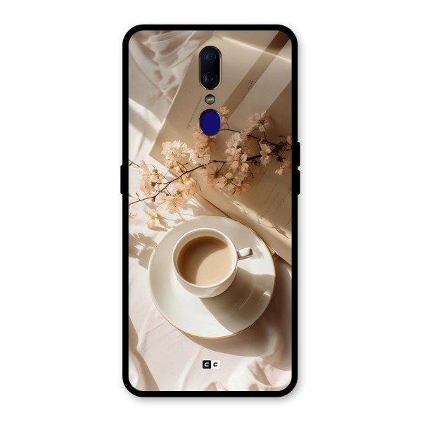 Early Morning Tea Glass Back Case for Oppo F11