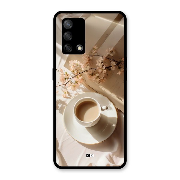 Early Morning Tea Glass Back Case for Oppo F19