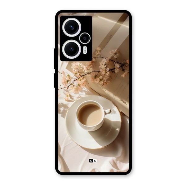 Early Morning Tea Glass Back Case for Poco F5