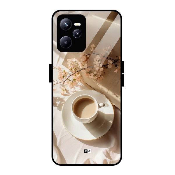 Early Morning Tea Glass Back Case for Realme C35