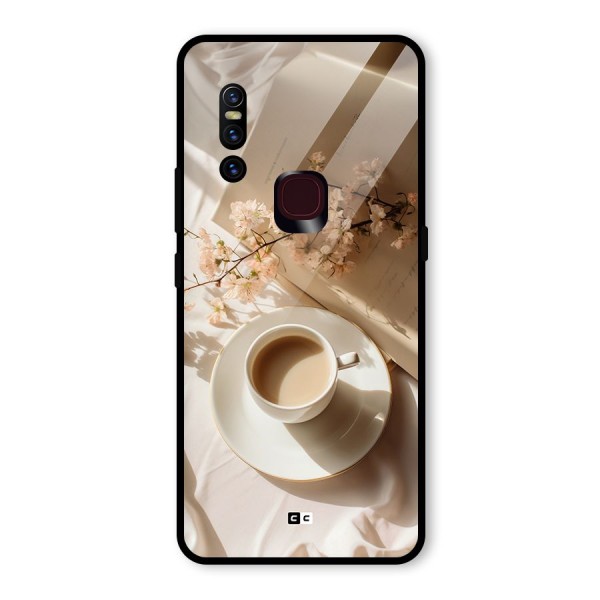 Early Morning Tea Glass Back Case for Vivo V15