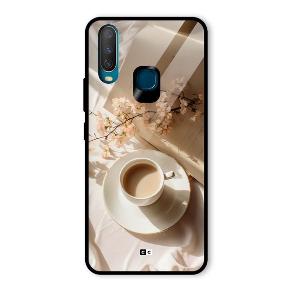 Early Morning Tea Glass Back Case for Vivo Y15