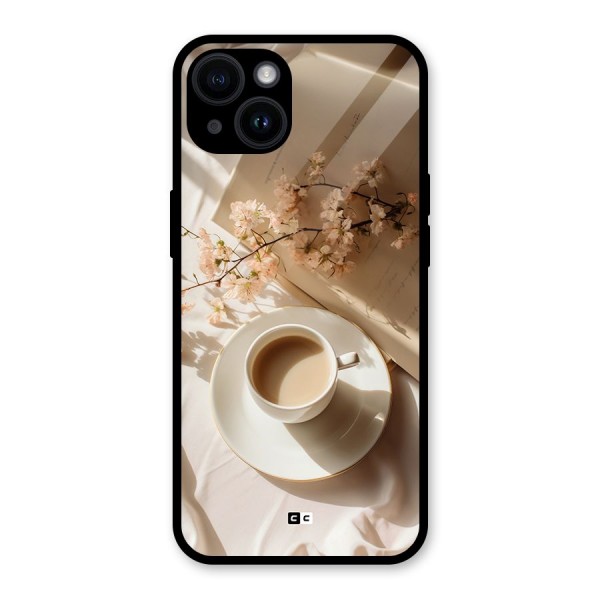 Early Morning Tea Glass Back Case for iPhone 14