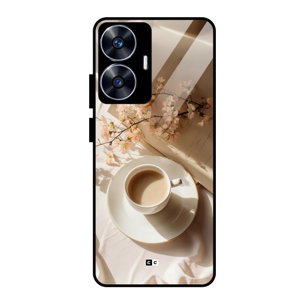 Early Morning Tea Glass Back Case for realme C55