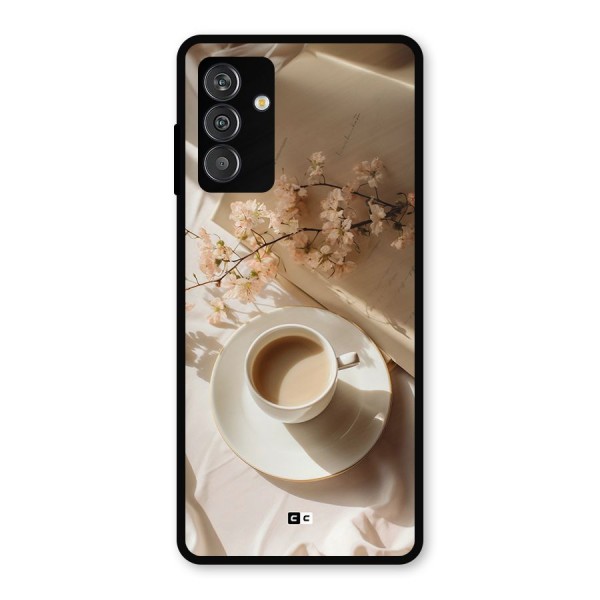 Early Morning Tea Metal Back Case for Galaxy F13