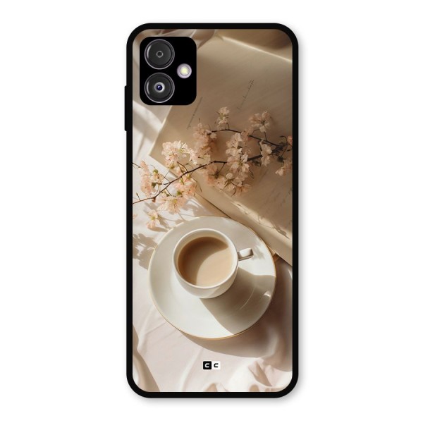 Early Morning Tea Metal Back Case for Galaxy F14