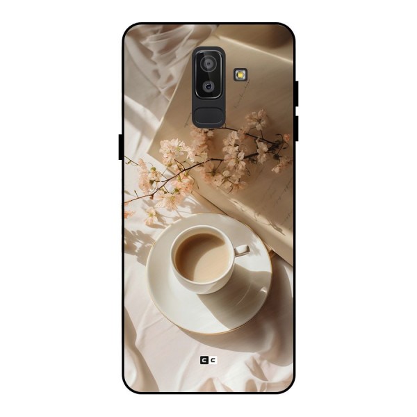 Early Morning Tea Metal Back Case for Galaxy J8