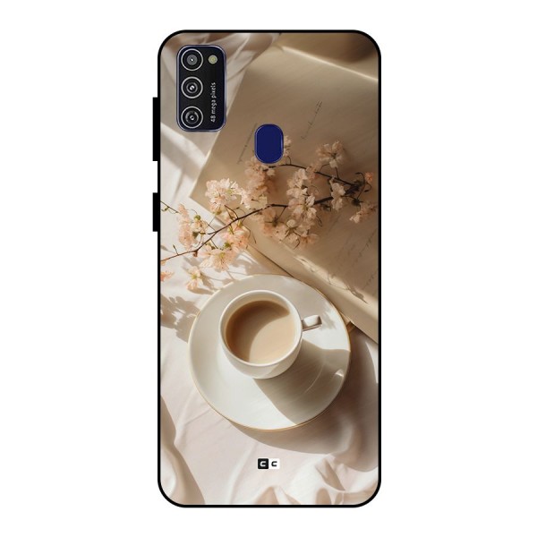 Early Morning Tea Metal Back Case for Galaxy M21