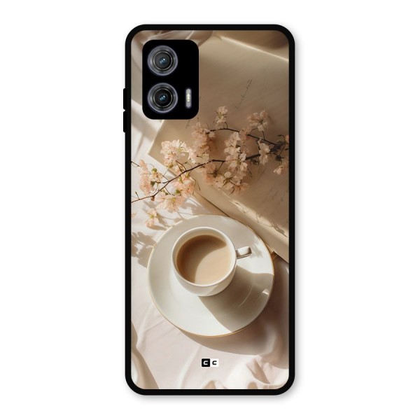 Early Morning Tea Metal Back Case for Moto G73