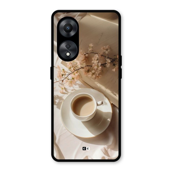 Early Morning Tea Metal Back Case for Oppo A78