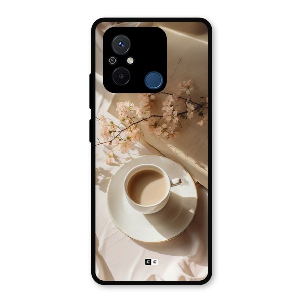 Early Morning Tea Metal Back Case for Poco C55