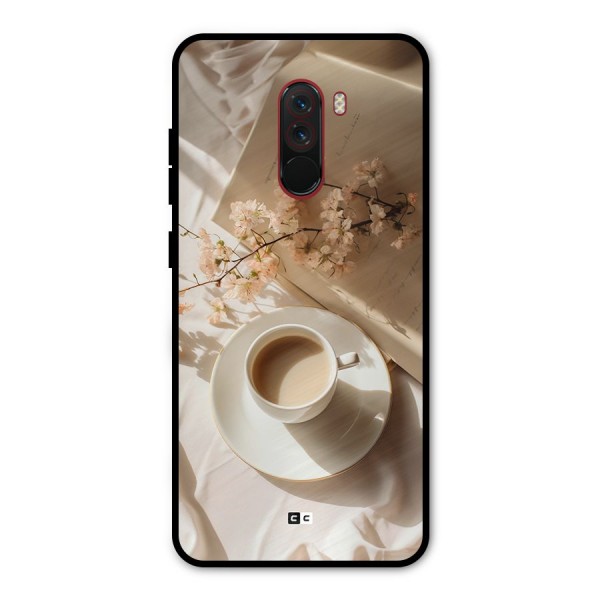 Early Morning Tea Metal Back Case for Poco F1