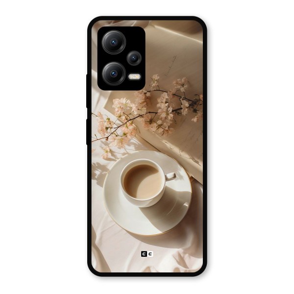 Early Morning Tea Metal Back Case for Poco X5