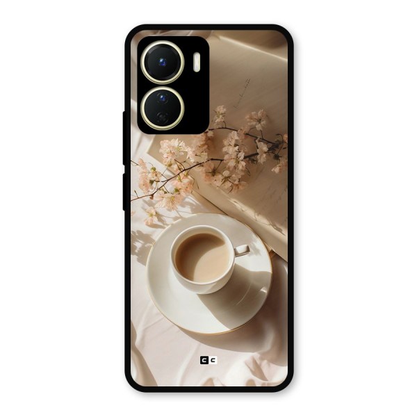 Early Morning Tea Metal Back Case for Vivo T2x