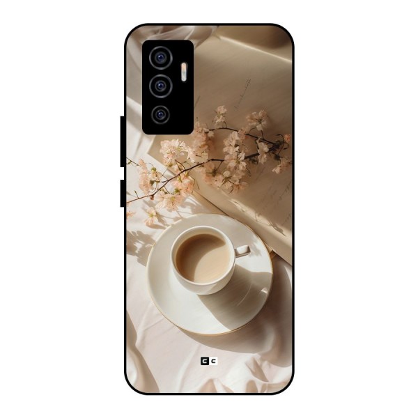 Early Morning Tea Metal Back Case for Vivo V23e