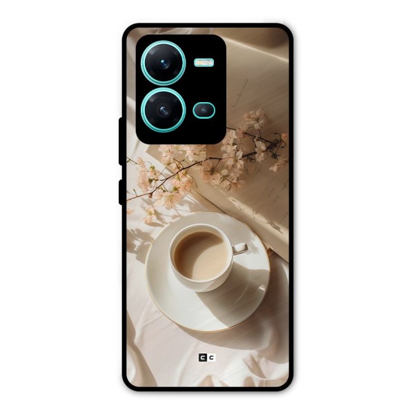 Early Morning Tea Metal Back Case for Vivo V25