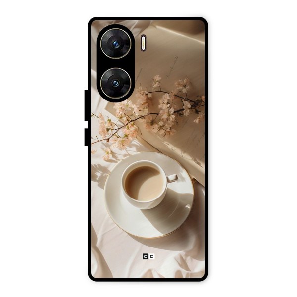 Early Morning Tea Metal Back Case for Vivo V29e