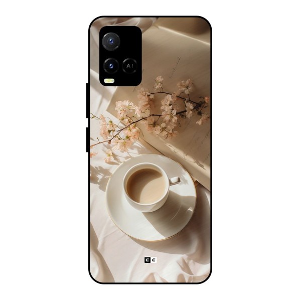 Early Morning Tea Metal Back Case for Vivo Y21