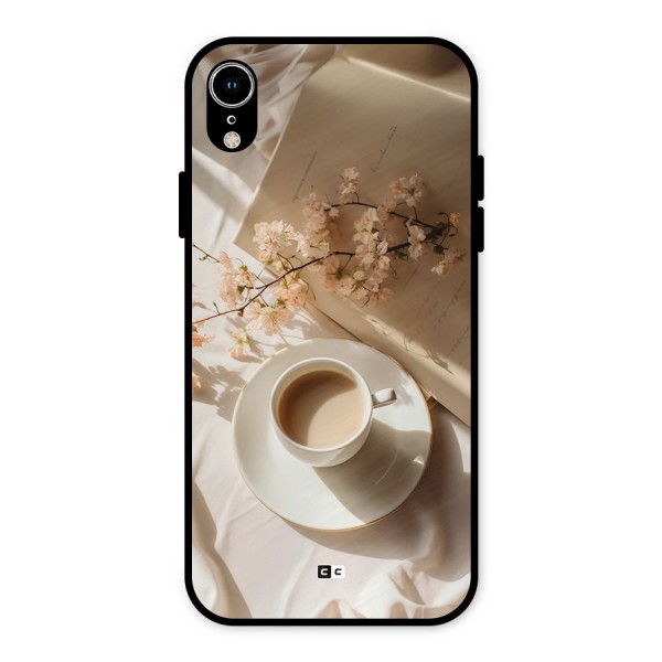Early Morning Tea Metal Back Case for iPhone XR