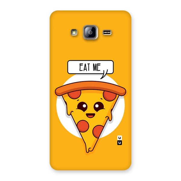 Eat Me Cute Pizza Slice Back Case for Galaxy On5