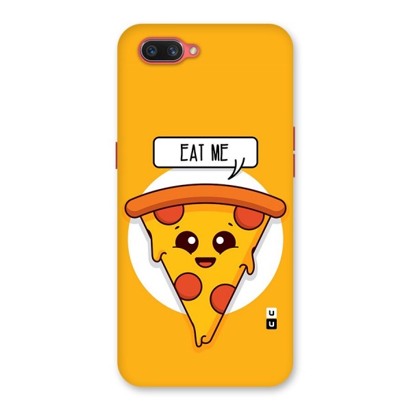 Eat Me Cute Pizza Slice Back Case for Oppo A3s