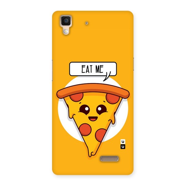 Eat Me Cute Pizza Slice Back Case for Oppo R7