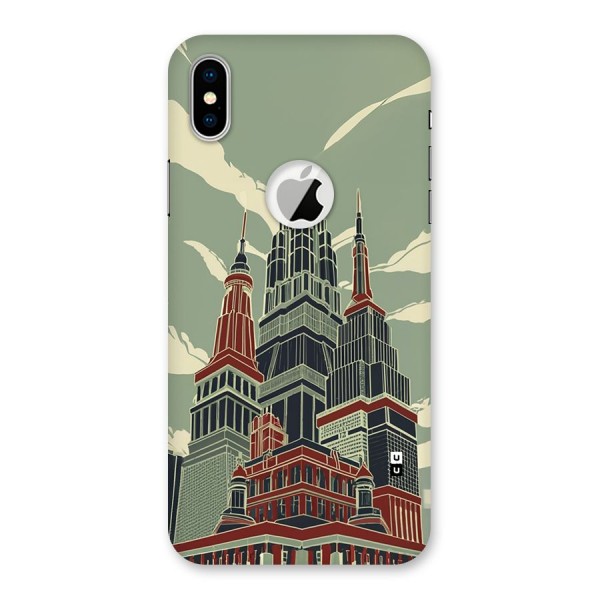 Edo Arc Back Case for iPhone XS Logo Cut