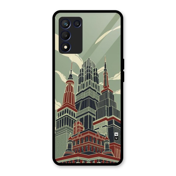 Edo Arc Glass Back Case for Realme 9 5G Speed