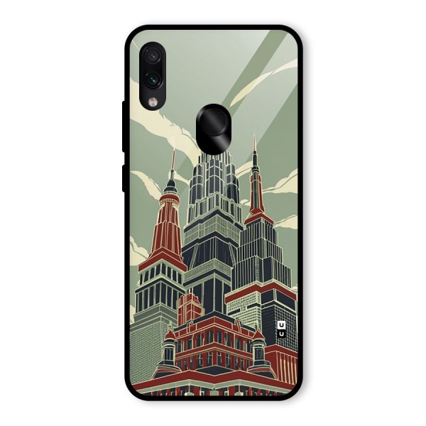 Edo Arc Glass Back Case for Redmi Note 7