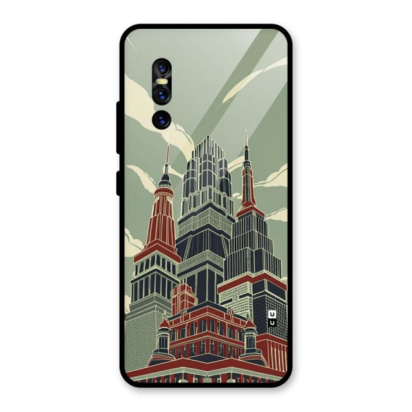 Edo Arc Glass Back Case for Vivo V15 Pro