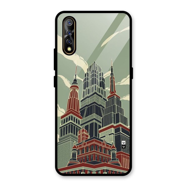 Edo Arc Glass Back Case for Vivo Z1x