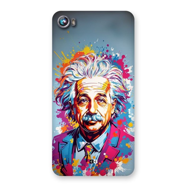 Einstein illustration Back Case for Canvas Fire 4 (A107)