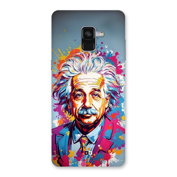 Einstein illustration Back Case for Galaxy A8 Plus