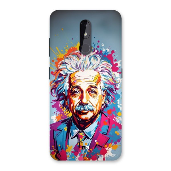 Einstein illustration Back Case for Nokia 3.2