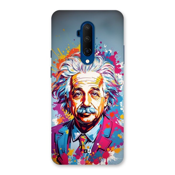 Einstein illustration Back Case for OnePlus 7T Pro