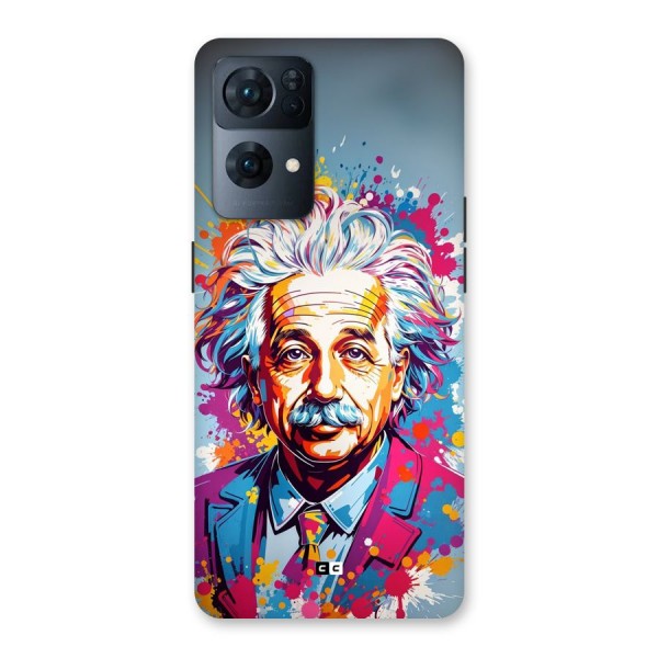 Einstein illustration Back Case for Oppo Reno7 Pro 5G