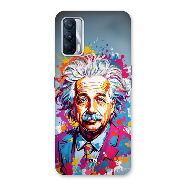 Einstein illustration Back Case for Realme X7