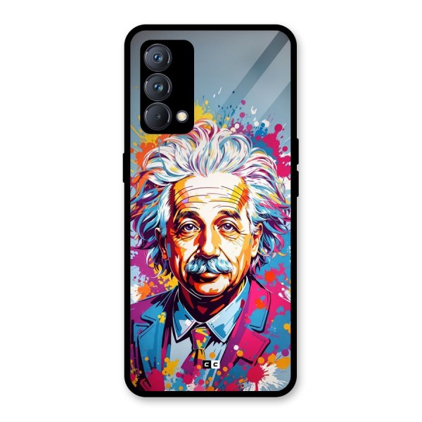 Einstein illustration Glass Back Case for Realme GT Master Edition